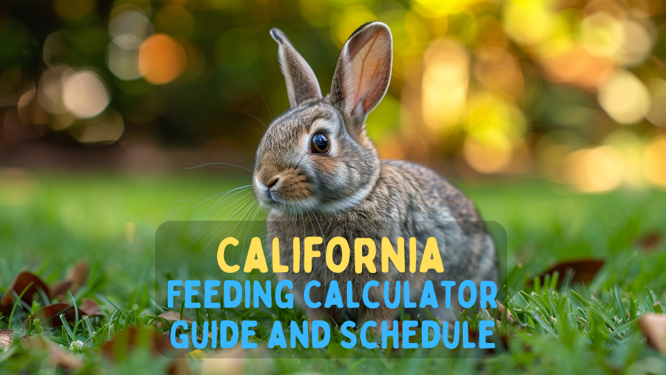 California Rabbit Feeding Calculator – Chart and Schedule