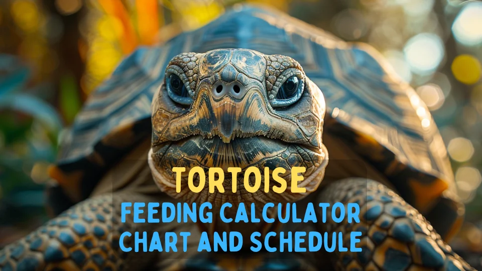 Tortoise Feeding Calculator – Chart and Schedule