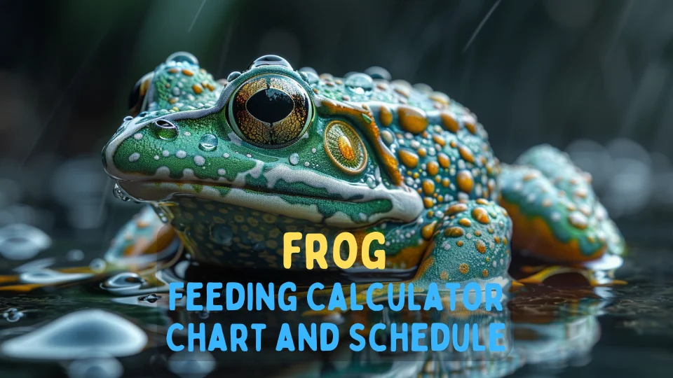 frog feeding calculator